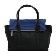 Michael Kors Tippi Large Satchel Bag- Black-Sapphire
