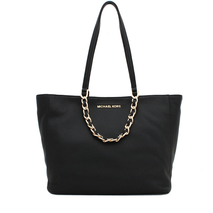 Michael Kors Harper Large East West Tote- Black