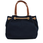 Michael Kors Large Marina Gathered Tote Bag- Navy