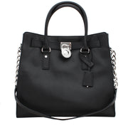 Michael Kors Hamilton Large North South Tote Bag- Black