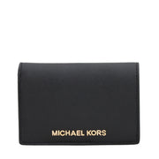 Michael Kors Medium Jet Set Travel Slim Wallet- Black