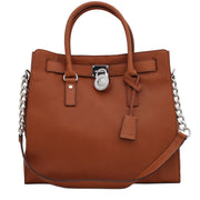 Michael Kors Hamilton Large North South Tote Bag- Luggage