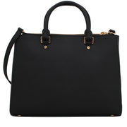 Michael Kors Jet Set Travel Dressy Large Tote Bag- Black