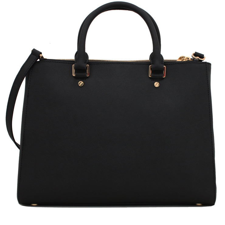 Michael Kors Jet Set Travel Dressy Large Tote Bag- Black