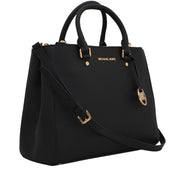 Michael Kors Jet Set Travel Dressy Large Tote Bag- Black