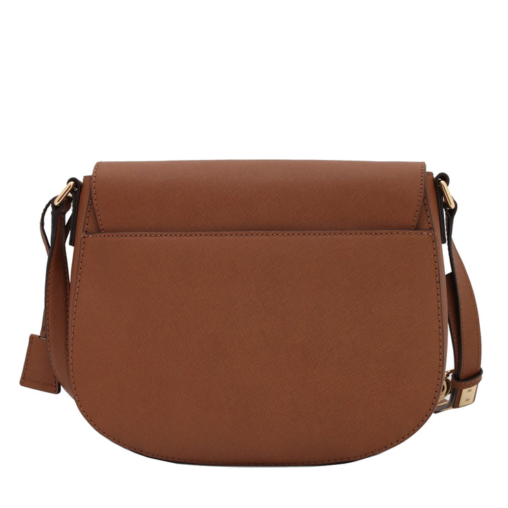 Michael Kors Large Hamilton Messenger Bag- Black