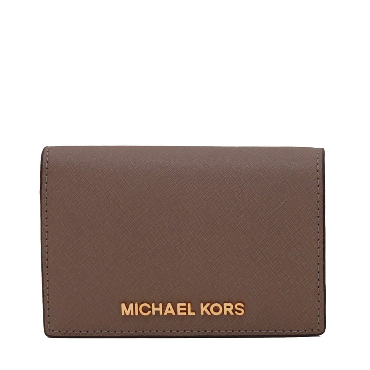 Michael Kors Medium Jet Set Travel Slim Wallet- Dark Dune