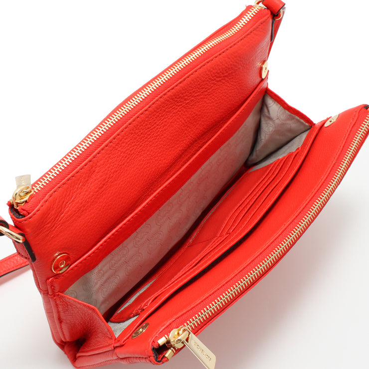 Michael Kors Extra Large Bedford Crossbody Bag- Mandarin