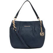 Michael Kors Bedford Large Convertible Shoulder Bag- Navy