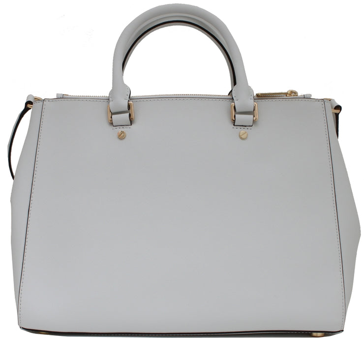 Michael Kors Sutton Saffiano Leather Large Satchel Bag- Black