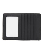 Michael Kors Jet Set Travel Leather Flat Card Holder- Black