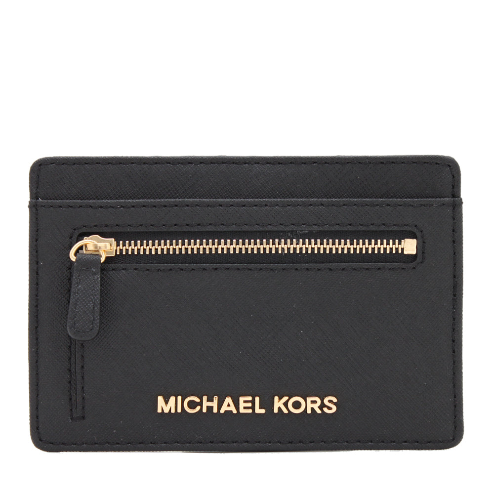 Michael Kors Jet Set Travel Leather Flat Card Holder –