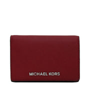 Michael Kors Medium Jet Set Travel Slim Wallet- Scarlett