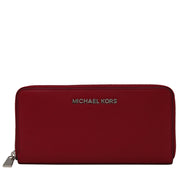 Michael Kors Bedford Continental Leather Wallet- Scarlett