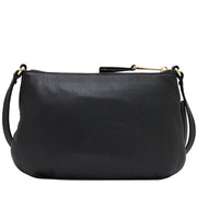 Michael Kors Gilmore Leather Crossbody Bag- Black