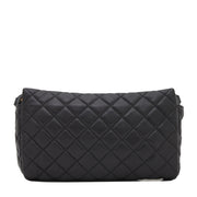 Michael Kors Susannah Leather Clutch Bag- Black