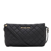 Michael Kors Susannah Leather Clutch Bag- Black