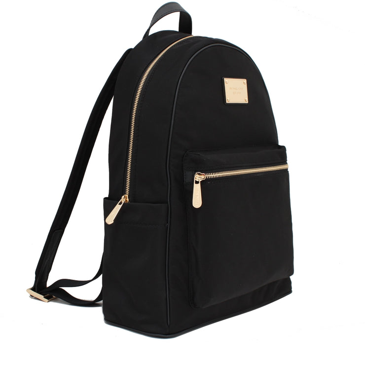 Michael Kors Jet Set Large Nylon Back Pack Bag- Black