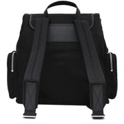 Michael Kors Fulton Nylon Flap Back Pack Bag- Graphite