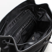 Michael Kors Fulton Nylon Flap Back Pack Bag- Graphite