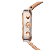 Michael Kors Watch MK5633- Parker Chronograph Vachetta Leather Ladies Watch