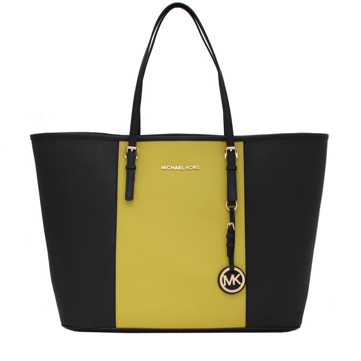 Michael kors jet set saffiano tote outlet
