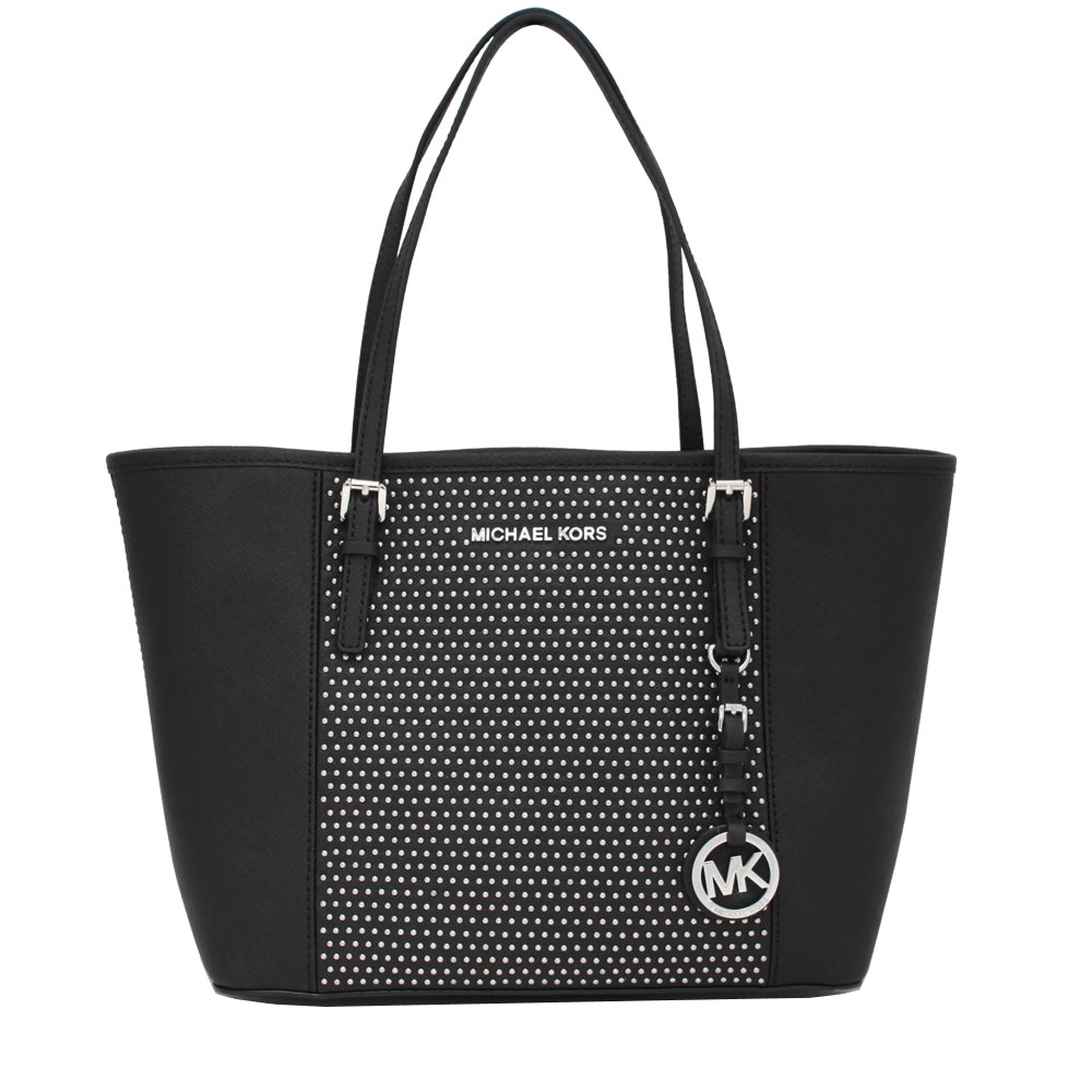 jet set saffiano travel tote bag Michael Kors Studded Leather Small – pro-lite bag Colour:Black-Pink-Blue Its structured Roxy / Women's Here