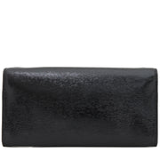 Michael Kors Lana Leather Clutch Bag- Black