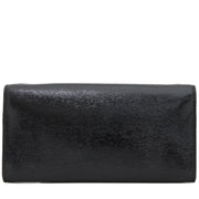 Michael Kors Lana Leather Clutch Bag- Dark Red