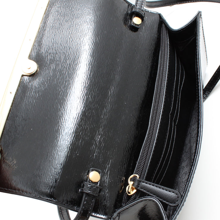 Michael Kors Lana Leather Clutch Bag- Pale Gold