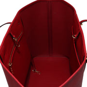 Michael Kors Jet Set Travel Medium Saffiano Leather Tote Bag- Red