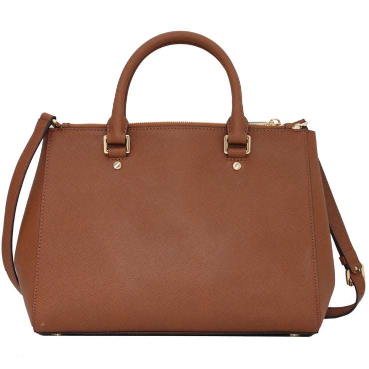 Michael Kors Sutton Medium Saffiano Leather Satchel Bag- Dusty Rose