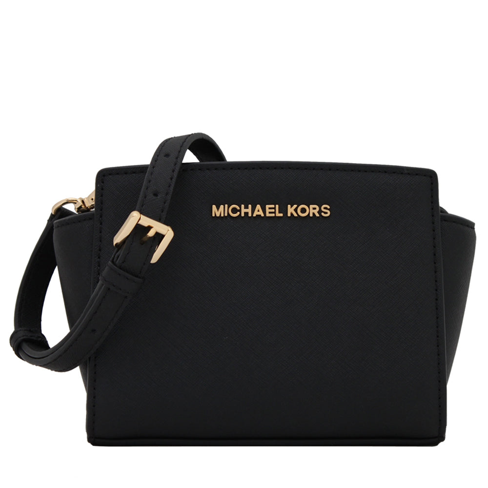 Mini Messenger Bag Michael Kors Mini Selma Black Michael Kors