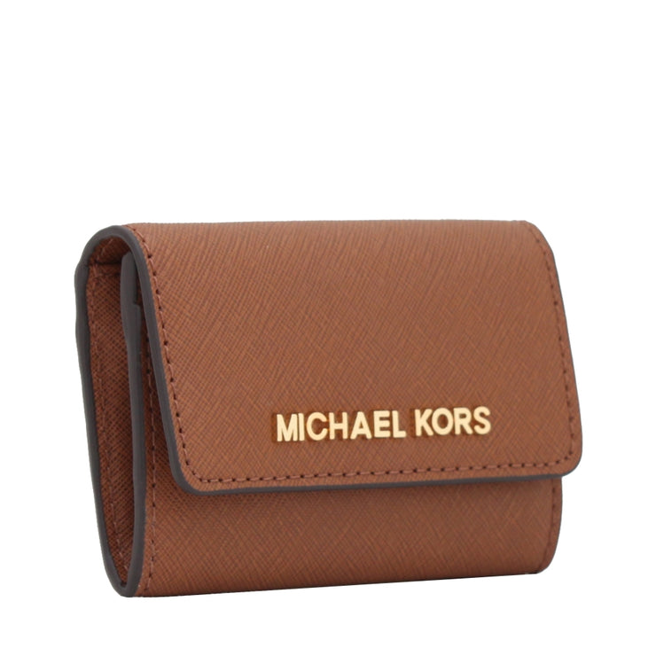 Michael Kors Jet Set Travel Saffiano Leather Coin Purse- Luggage