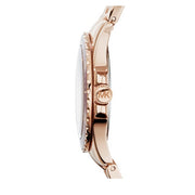 Michael Kors Watch MK6116- Tatum Red Dial Rose Gold Stainless Steel Ladies Watch