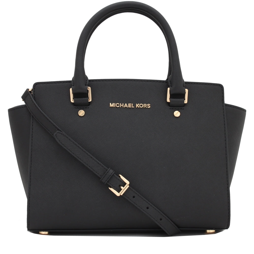 Michael Kors Selma Saffiano Leather Medium Satchel Bag