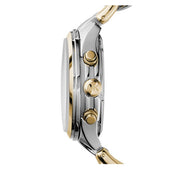 Michael Kors Watch MK3199- Two-Tone Stainless Steel Twist Chain Link Chronograph Ladies Watch