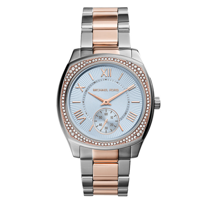 Michael Kors Watch MK6136- Bryn Two Tone Stainless Steel Ladies Watch