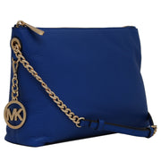 Michael Kors Jet Set Chain Leather Top Zip Messenger Bag- Dark Dune