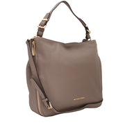 Michael Kors Essex Leather Large Convertible Shoulder Bag- Dark Dune