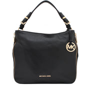 Michael Kors Essex Leather Large Convertible Shoulder Bag- Black