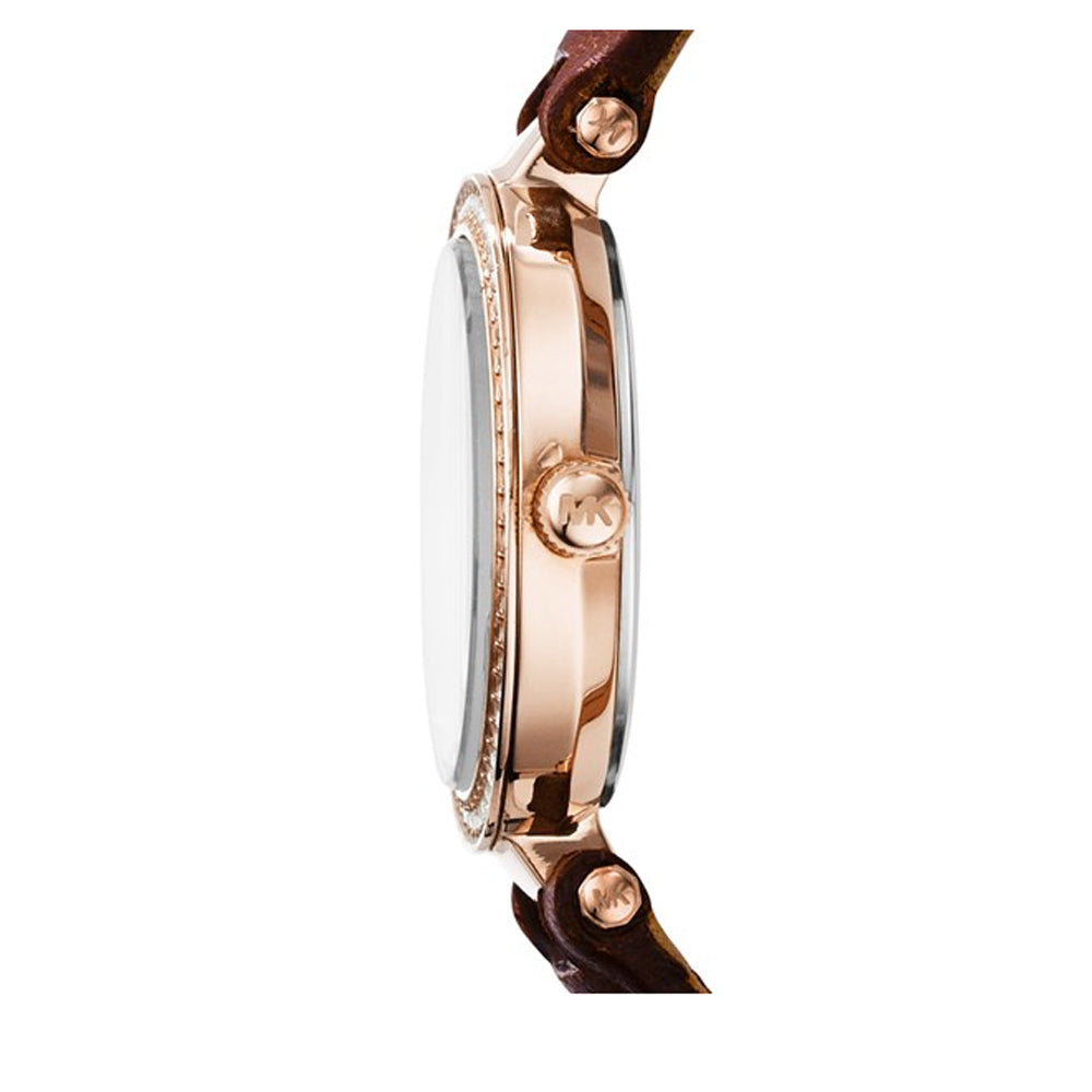 Michael Kors Watch MK2353- Petite Darci Crystal Bezel Brown  display picture 1
