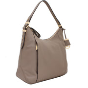 Michael Kors Bowery Large Leather Shoulder Bag- Dark Dune