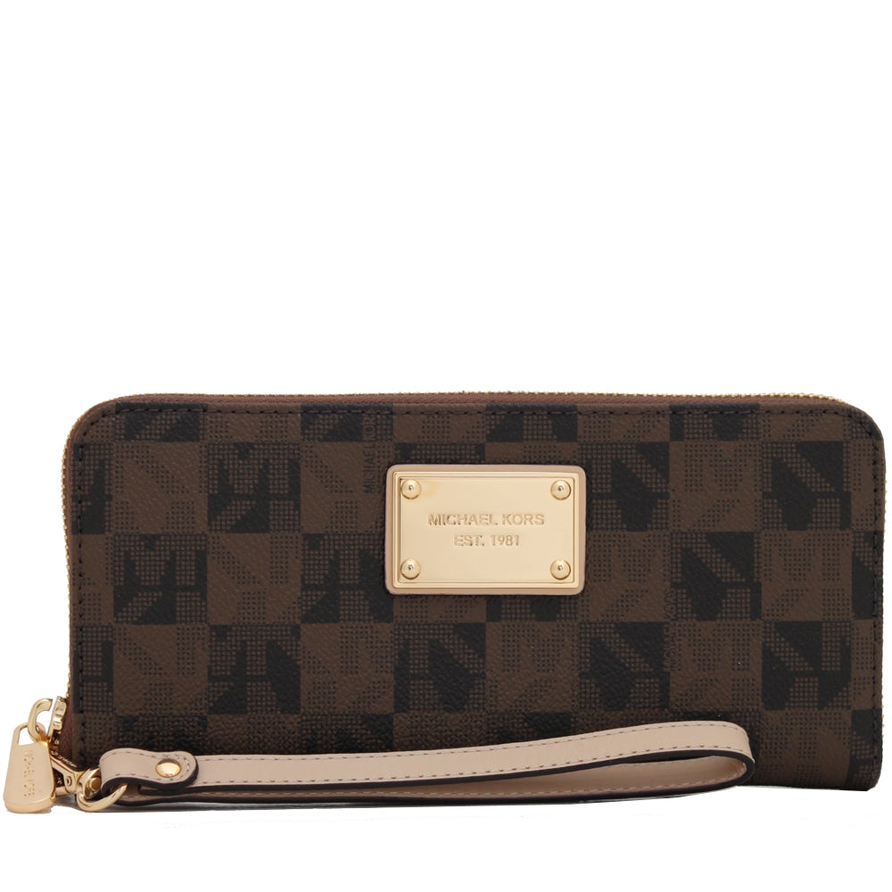 Michael Kors Jet Set Travel Tech Continental Wallet Wristlet