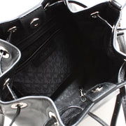 Michael Kors Dottie Large Studded Leather Bucket Bag- Black