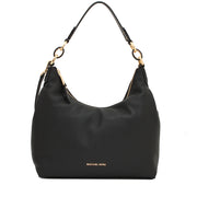 Michael Kors Isabella Large Leather Shoulder Bag- Black