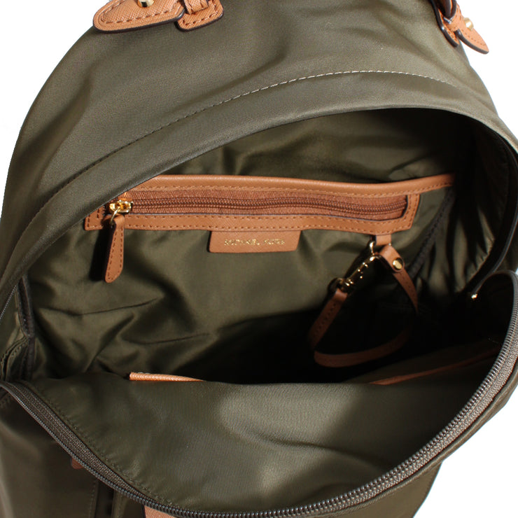Michael Kors Kelsey Nylon Large Back Pack Bag- Olive