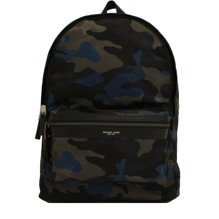 Michael Kors Kent Camouflage Back Pack Bag- Indigo