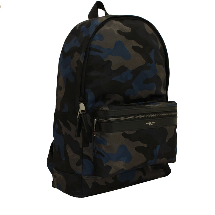 Michael Kors Kent Camouflage Back Pack Bag- Indigo