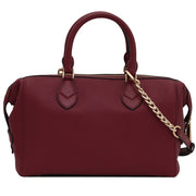 Michael Kors Grayson Leather Satchel Bag- Mulberry